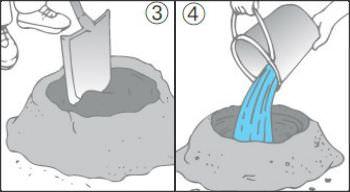 Aggiungere acqua per calcestruzzo